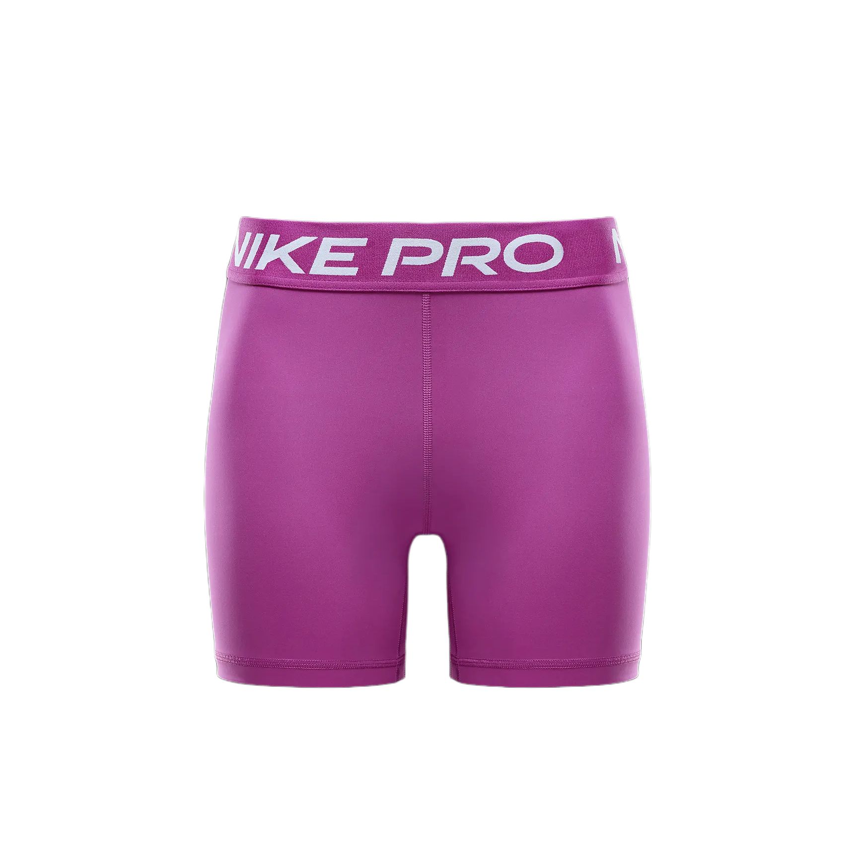 Женские шорты Pro 365 длиной 5 дюймов Nike, фуксия/белый — фото 3