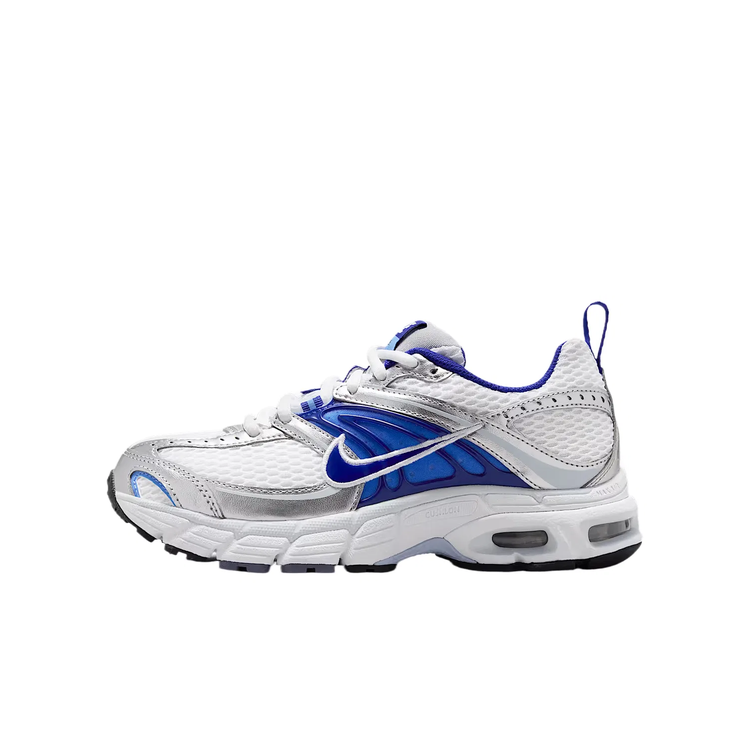 Кроссовки детские Air Max Moto 2K cushioning breathable support low top running shoes kids' Nike, White/Wolf Gray/Royal Pulse/Harmony Purple