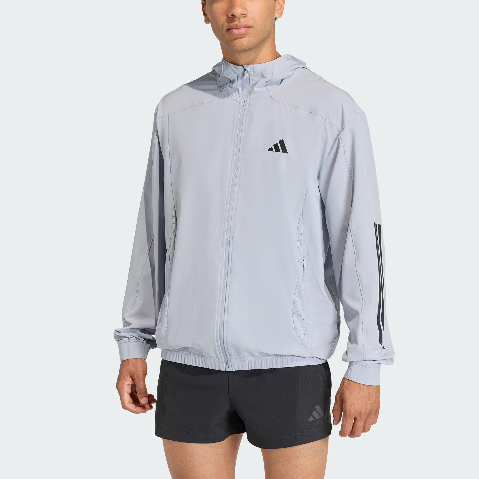 Одежда для тренировок ESSENTIALS TECH для мужчин Adidas, светло-серебро — фото 2