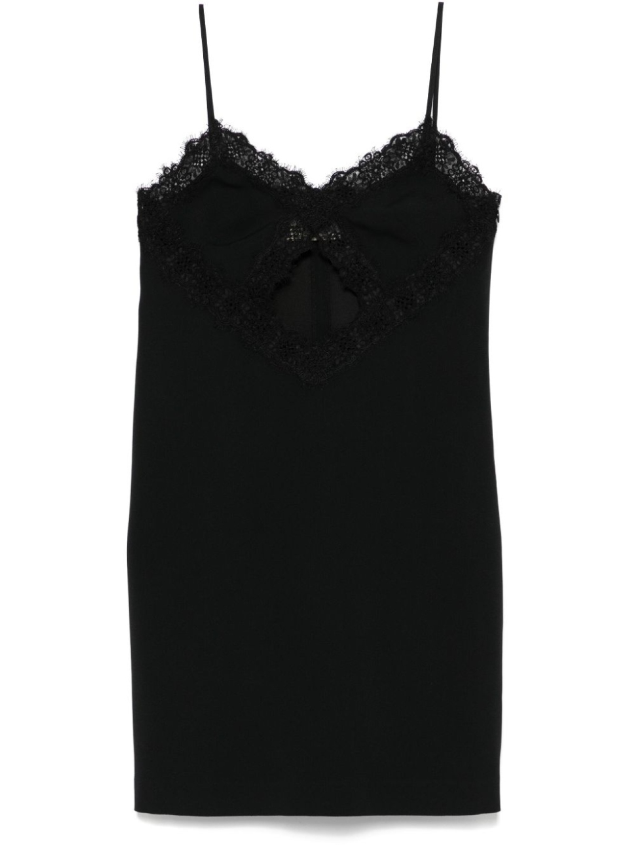 

Blumarine платье мини с кружевом, черный