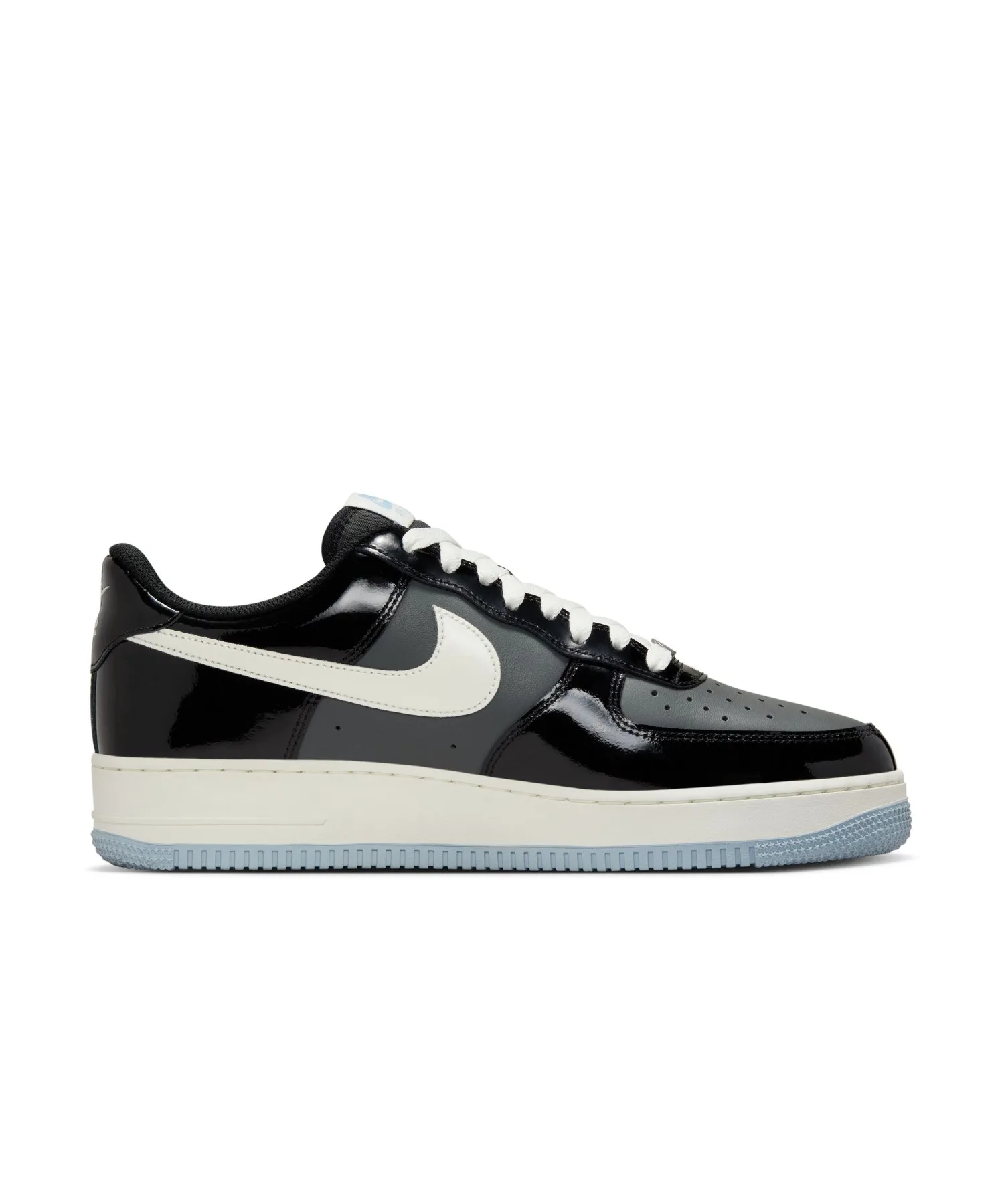 Мужские кроссовки Nike AIR FORCE 1 07 черные — фото 3