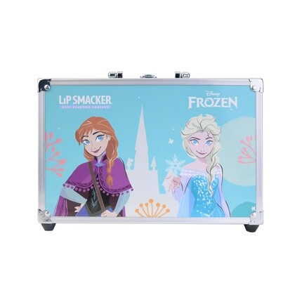 

Косметичка Lip Smacker Frozen для детей Подарочный набор для макияжа, включающий более 40 предметов красочного макияжа для лица, губ и ногтей, включая аксессуары для волос и макияжа для идеального образа принцессы