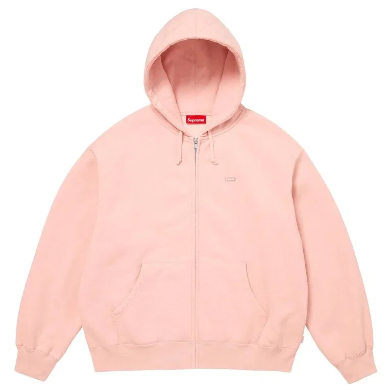 Толстовка на молнии с капюшоном Small Box, унисекс, SS26 WEEK6 Supreme, Pink