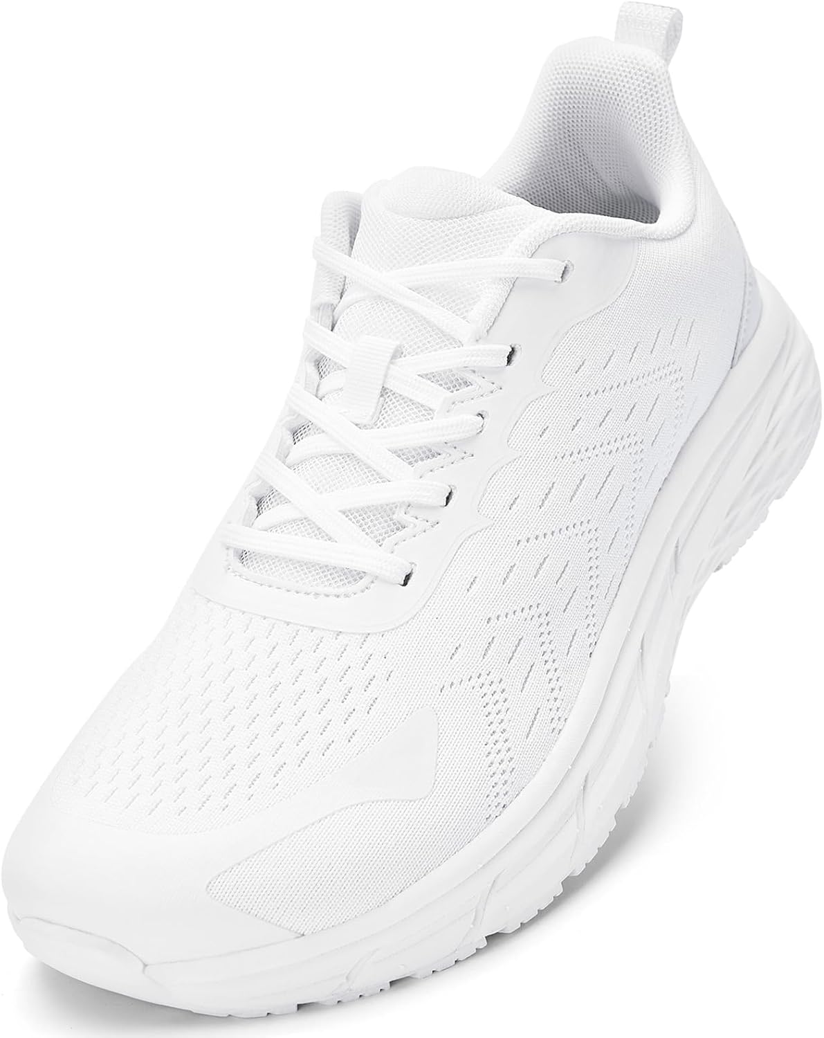 

Мужские кроссовки Akk с широкой носочной частью - ходовые кроссовки с очень широкой колодкой, удобные спортивные кроссовки для бега, тенниса, джоггинга, тренировок в спортзале при отеках, мозолях и плантарном фасциите, белый