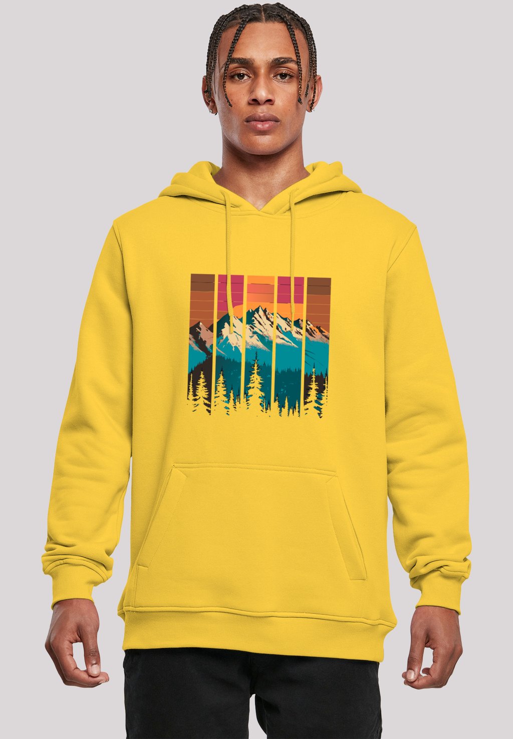 

Толстовка BERG SONNENUNTERGANG RETRO F4NT4STIC, желтый