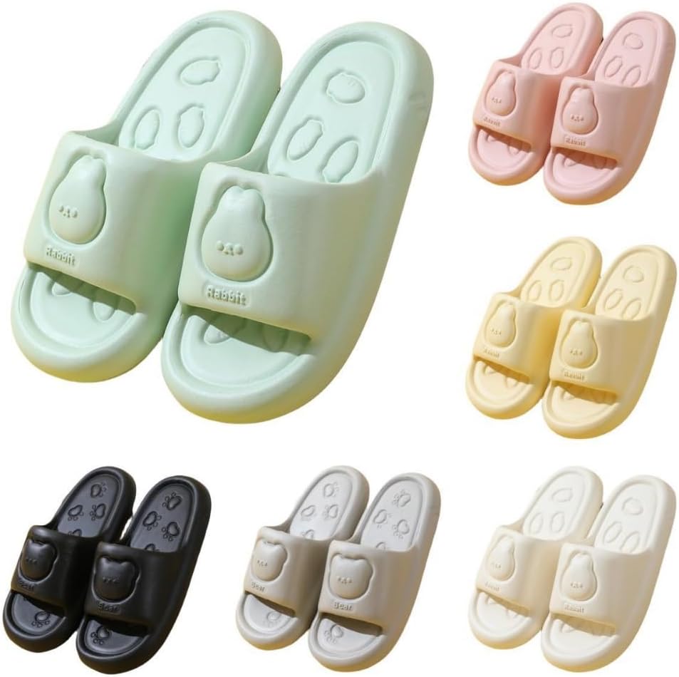 

Милые шлепанцы-зайчики для женщин Albiva, зеленый