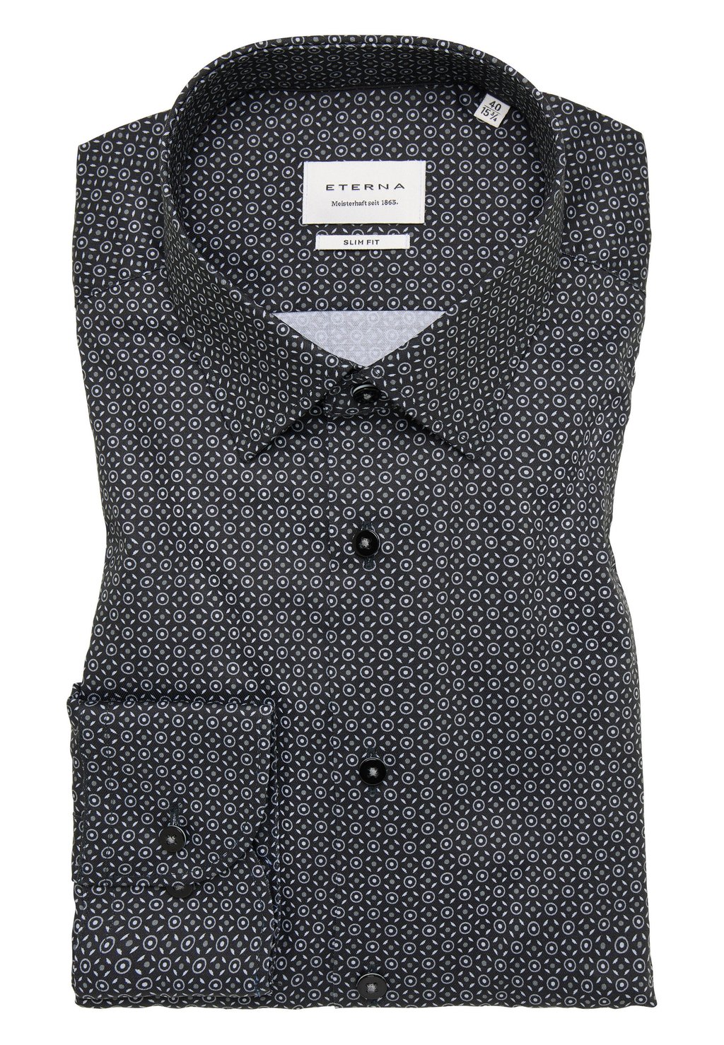 

Официальная рубашка SLIM FIT Eterna, антрацит