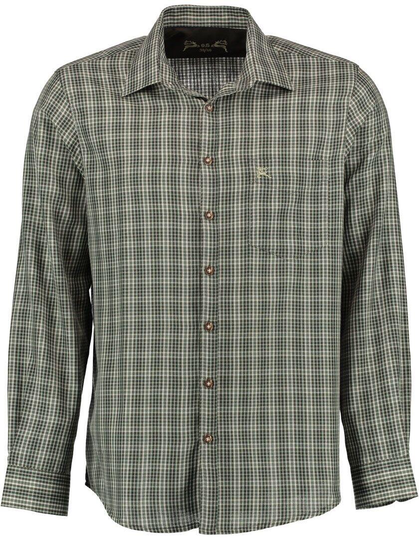 

Рубашка OS TrachtenВ для охоты и лесоводства, рубашка для охотников, традиционная рубашка для охотников, клетчатая рубашка