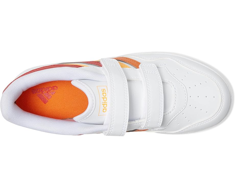 Кроссовки adidas Kids Hoops 4.0 Shoes, цвет White/Better Scarlet/Flash Orange — фото 2