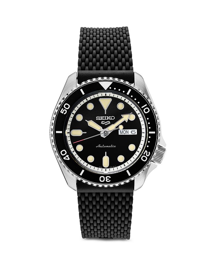 

Спортивные часы Seiko 5, 42,5 мм Seiko Watch, черный