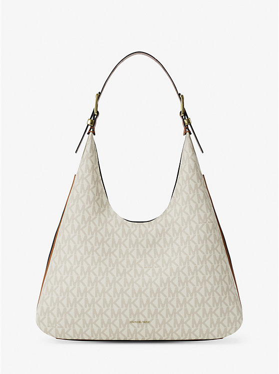 

Большая сумка Nolita с фирменным логотипом Michael Kors, Vanilla/Acorn