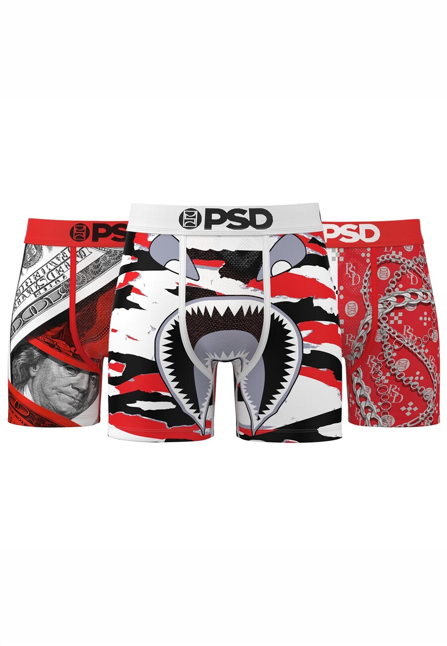 

Трусы PSD Boxer shorts Fire, красный