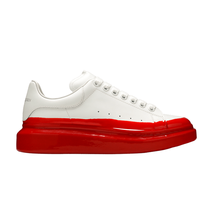 

Кроссовки Alexander McQueen Alexander McQueen Oversized Sneaker 'Paint Dipped - White Lust Red', белый