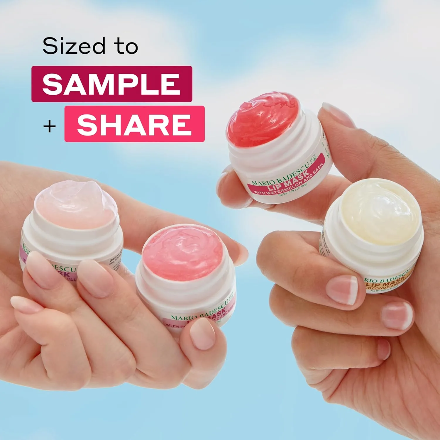 Маска для губ Mario Badescu, ночное средство для ухода за губами, обогащенное смягчающим кожу кокосовым маслом и увлажняющим маслом ши., Red — фото 3