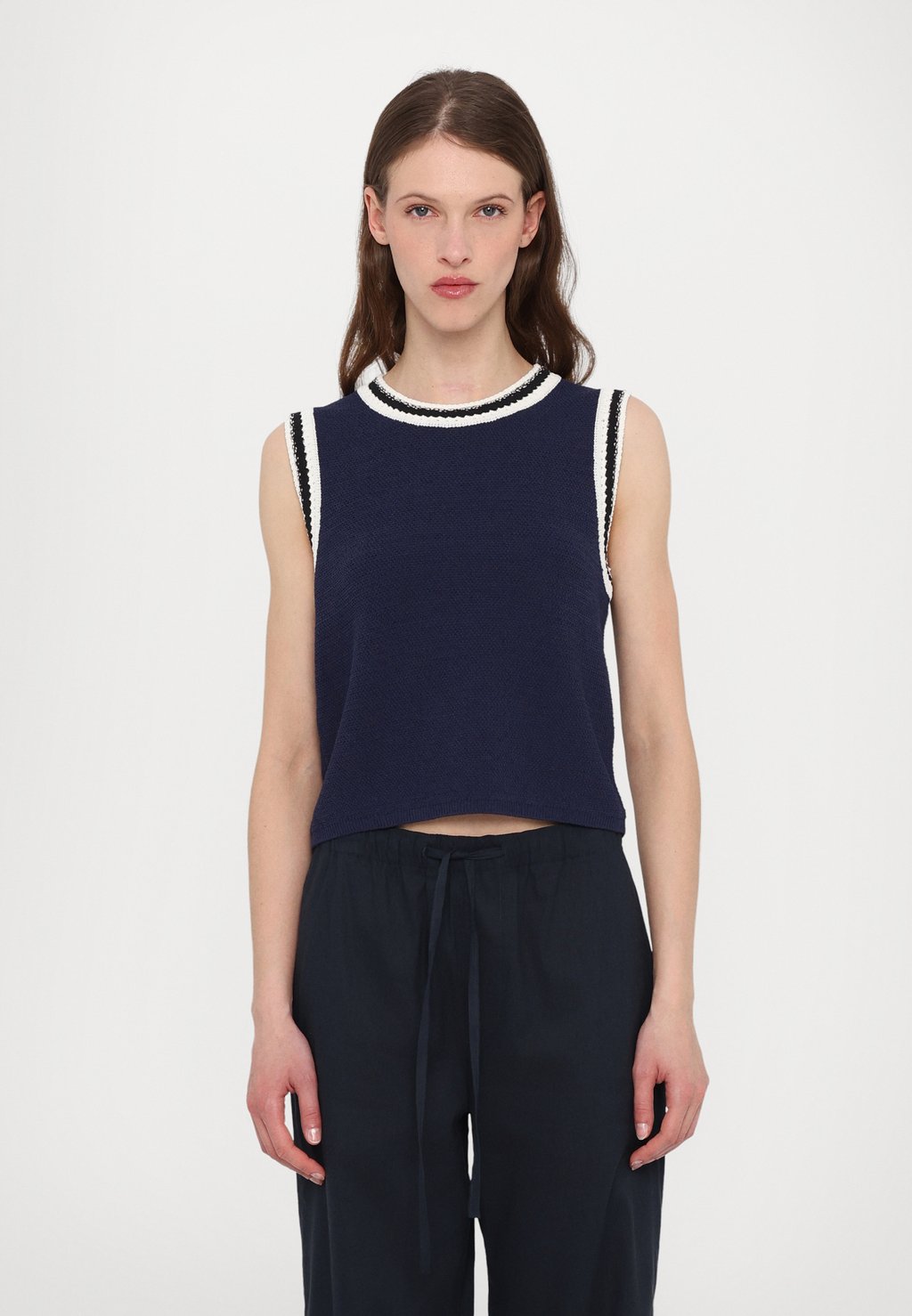 

Топ MEGHAN VEST rag & bone, темно-синий