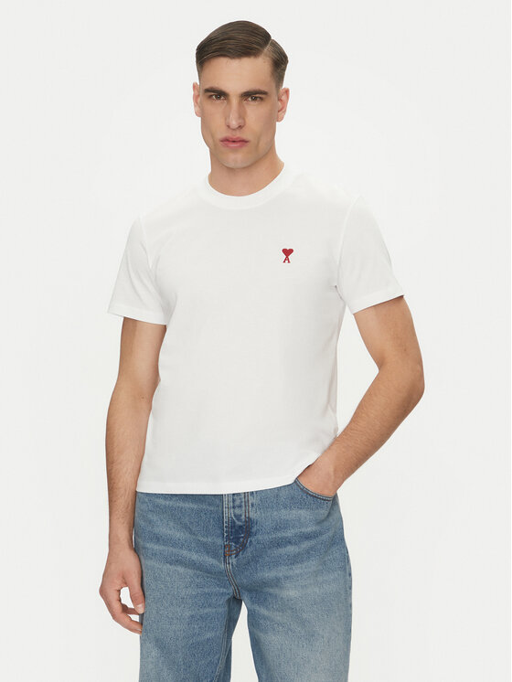 

Футболка regular fit BFUTS035.724 Ami Paris, белый