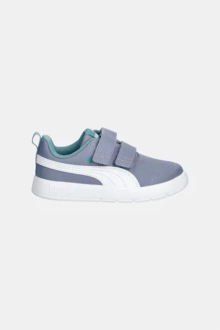 Кроссовки детские Courtflex V3 V Puma, синий — фото 2