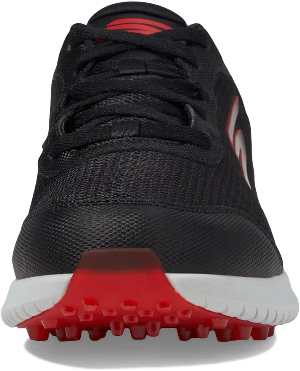 Мужские легкие гольф-кроссовки Skechers Max Fairway 4 Spikeless, Black Red — фото 3