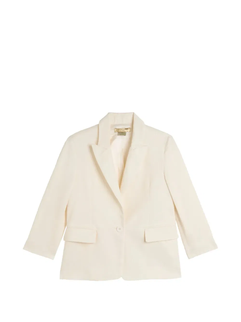 Блейзер с пуговицами Stella Mccartney Kids, нейтральный