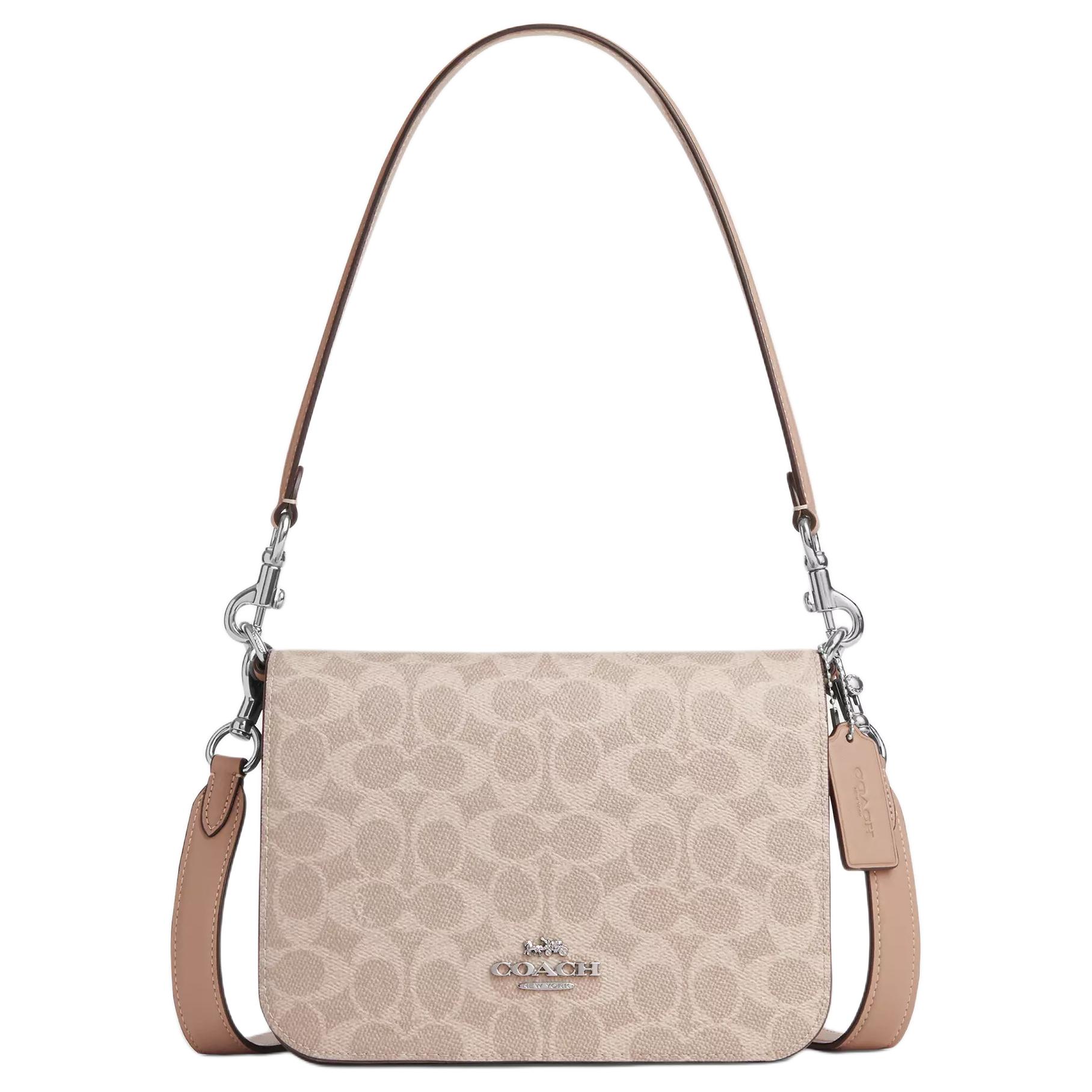 

COACH Кроссбод сумка из кожи Квинн Сигначур