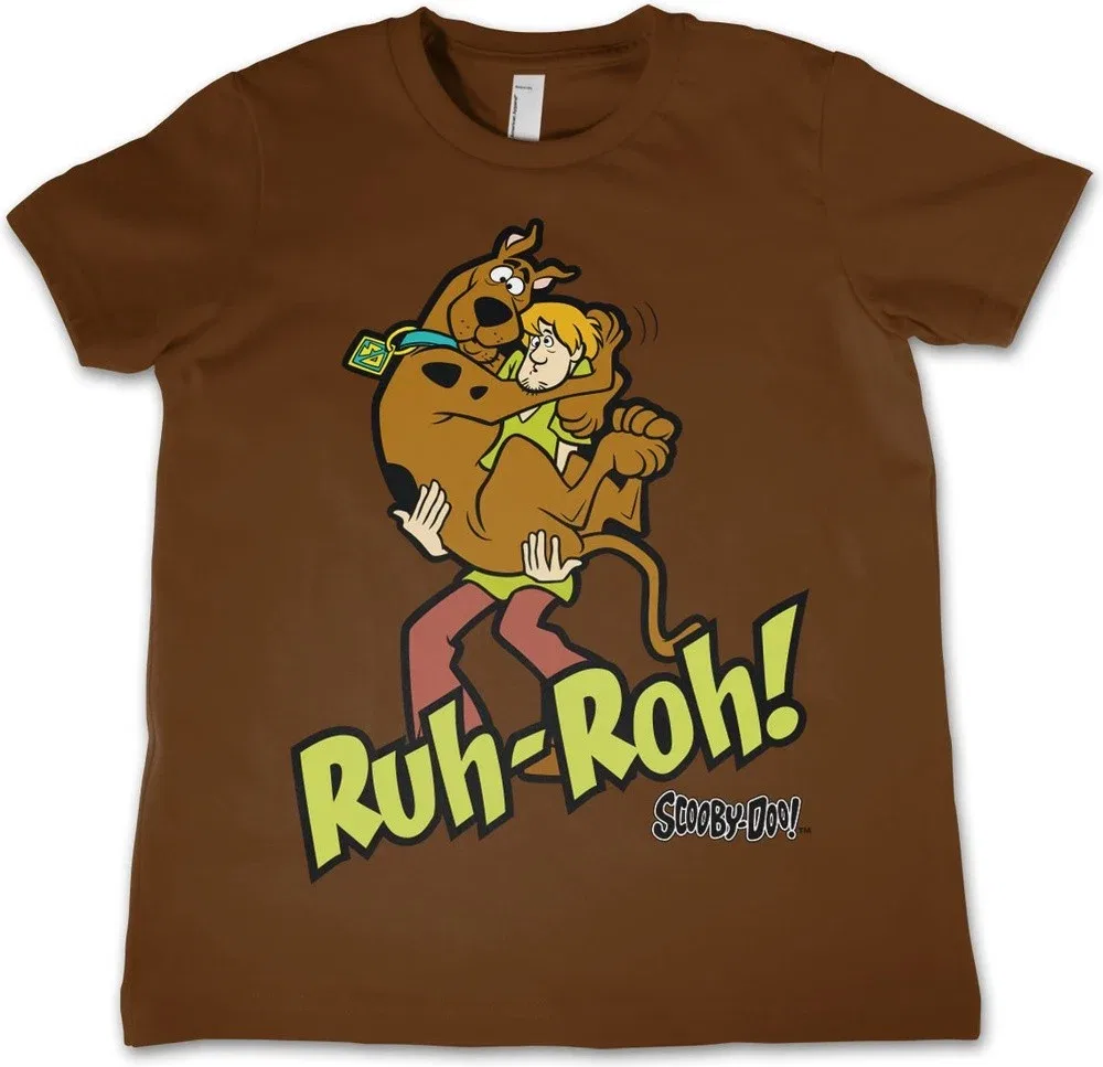 Футболка с принтом Scooby Doo, коричневый