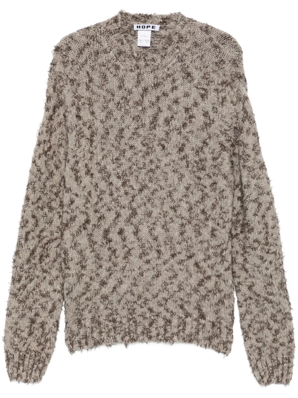 

Свитер с леопардовым принтом Hope, бежевый