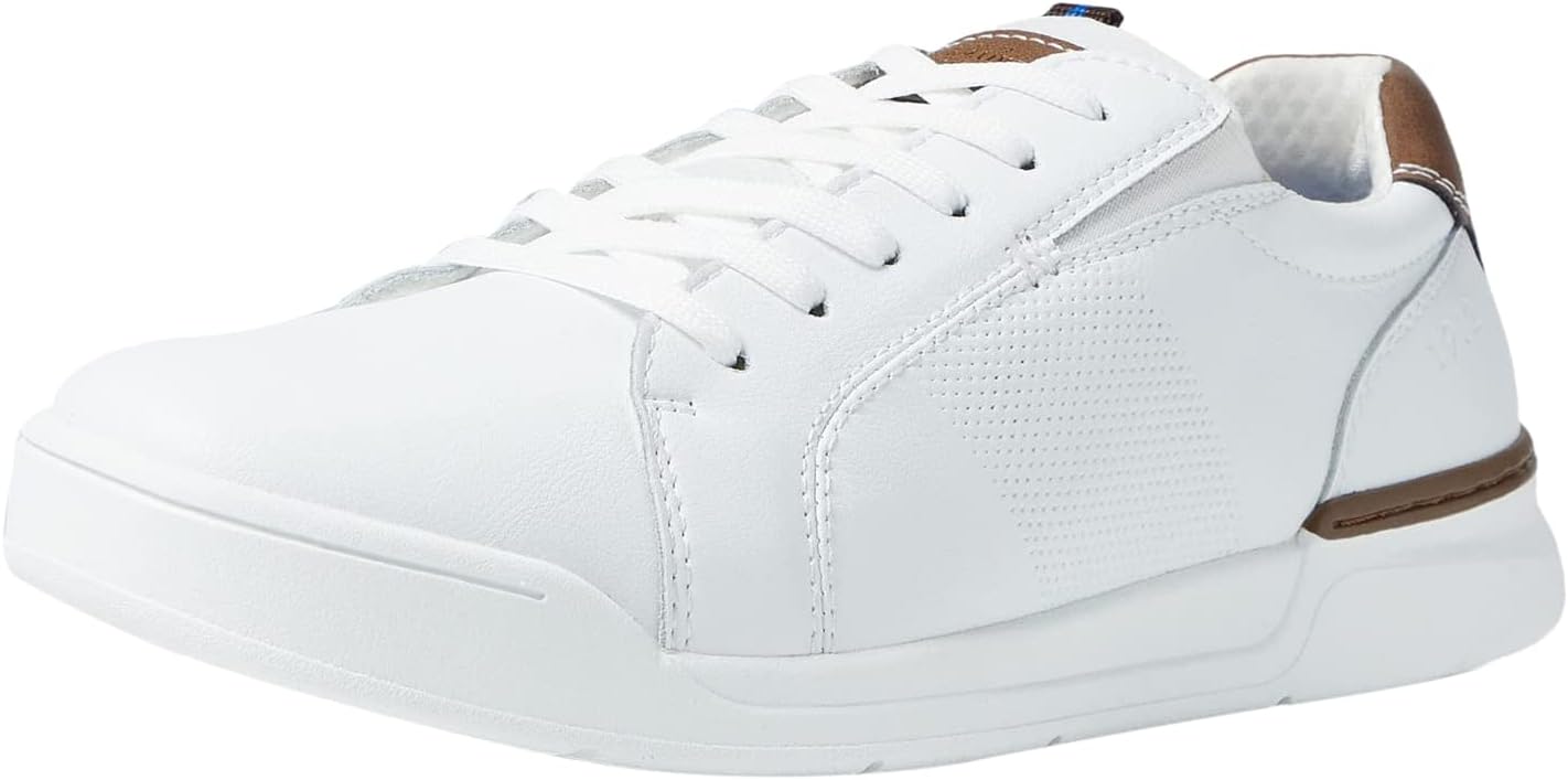 

Мужские кроссовки Nunn Bush Kore Tour 2.0 Oxford с шнуровкой, кожаные, спортивного стиля, удобные, с шнуровкой, белый