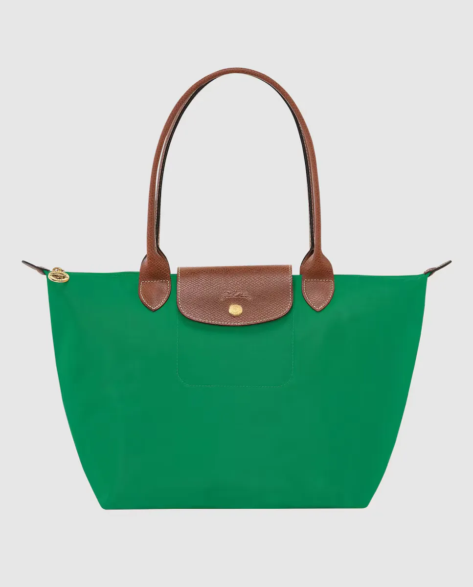 

Сумка на плечо Le Pliage Original на молнии Longchamp, зеленый
