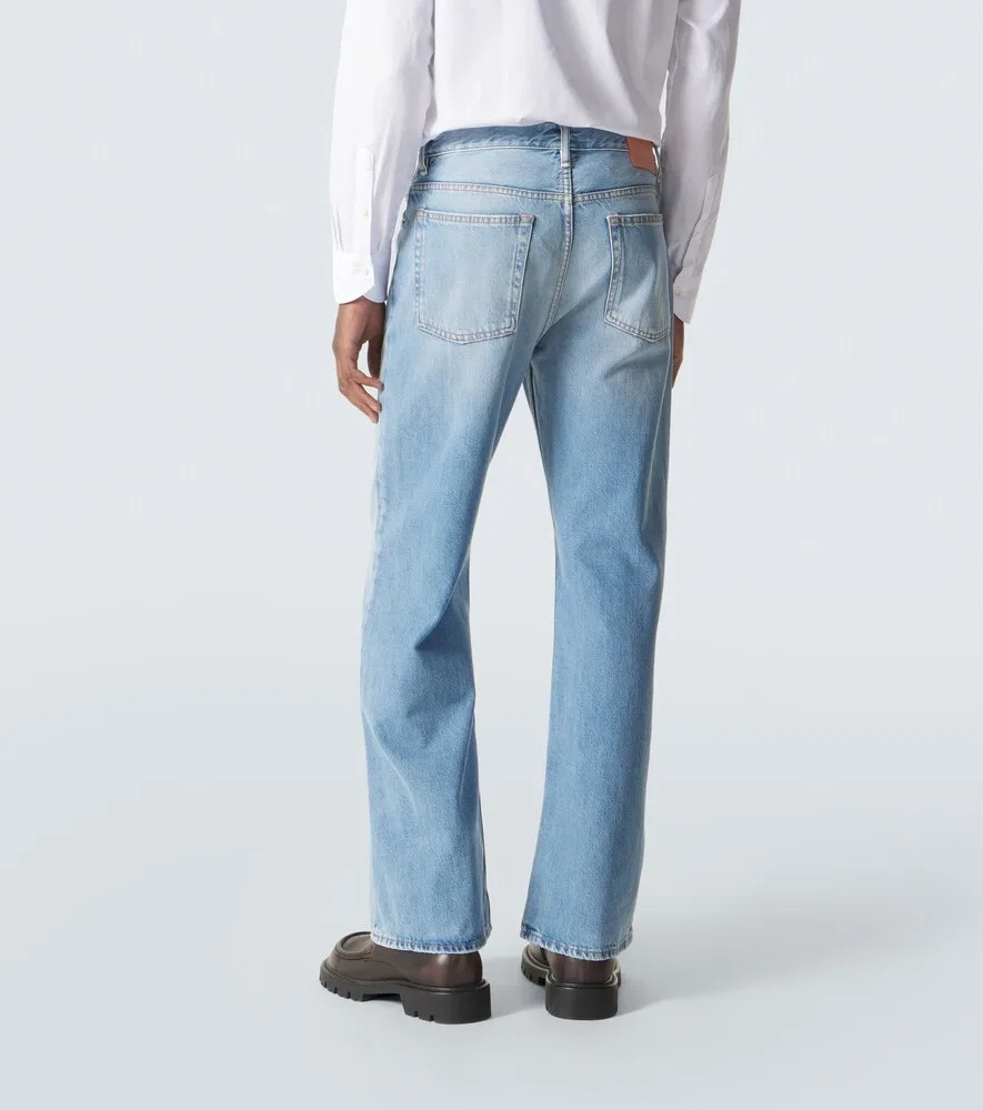 Прямые джинсы 2021 года Acne Studios, синий — фото 4
