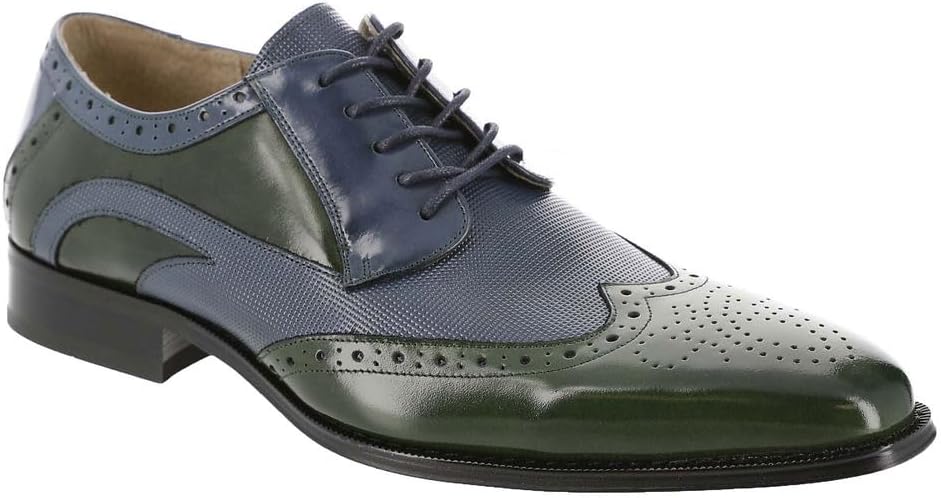 

Мужские туфли Stacy Adams Ivingale Wingtip на шнуровке, синий/зеленый/темно-синий