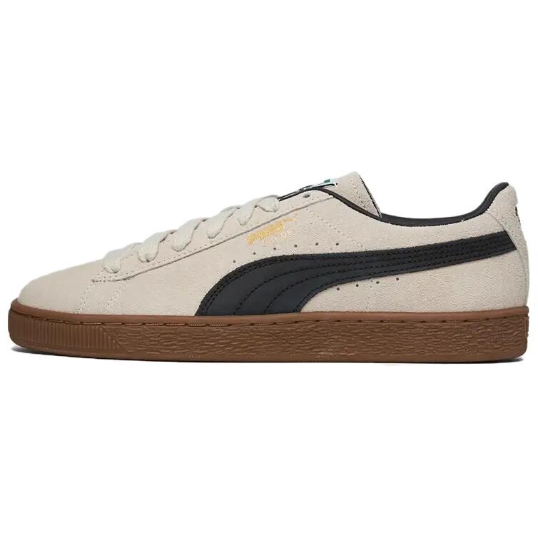 

Кроссовки Puma Suede Skateboarding Shoes Unisex Low-top Beige/Black, бежевый/черный