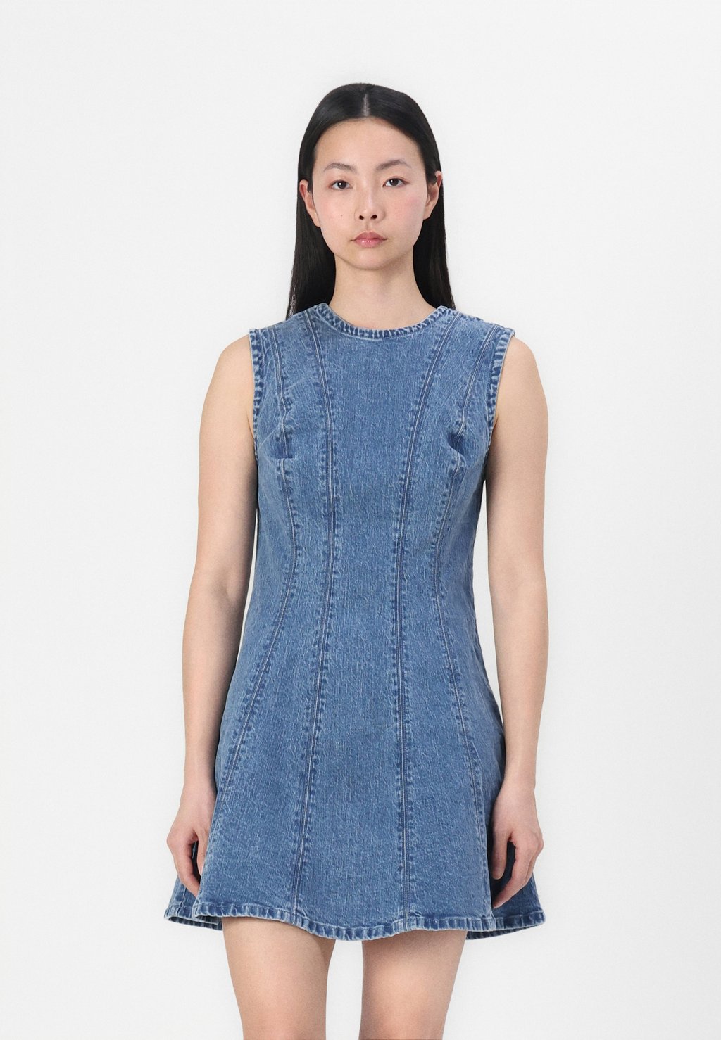 

Джинсовое платье CHASE MILA Abercrombie & Fitch, цвет Blue Denim