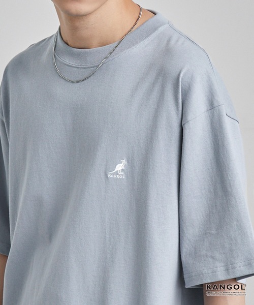

Футболка оверсайз с коротким рукавом, вышитый логотип KANGOL