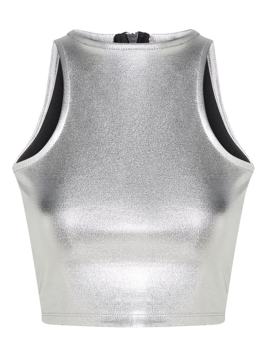

Топ KARL LAGERFELD JEANS, серебряный