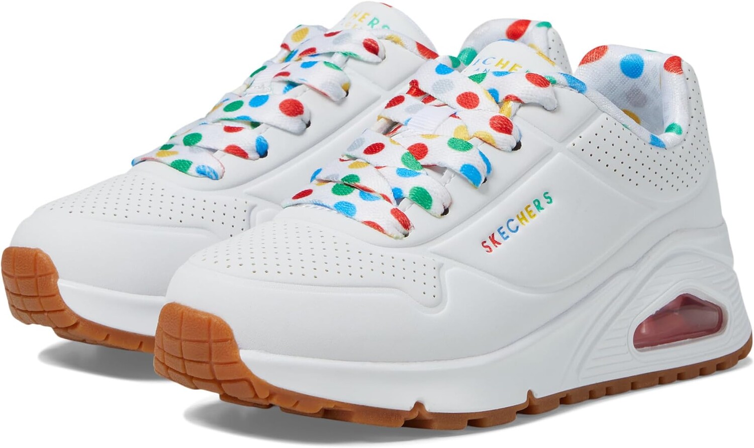 

Кроссовки SKECHERS KIDS Uno Gen1 - Trendy Dotty 310558L, цвет White/Multi