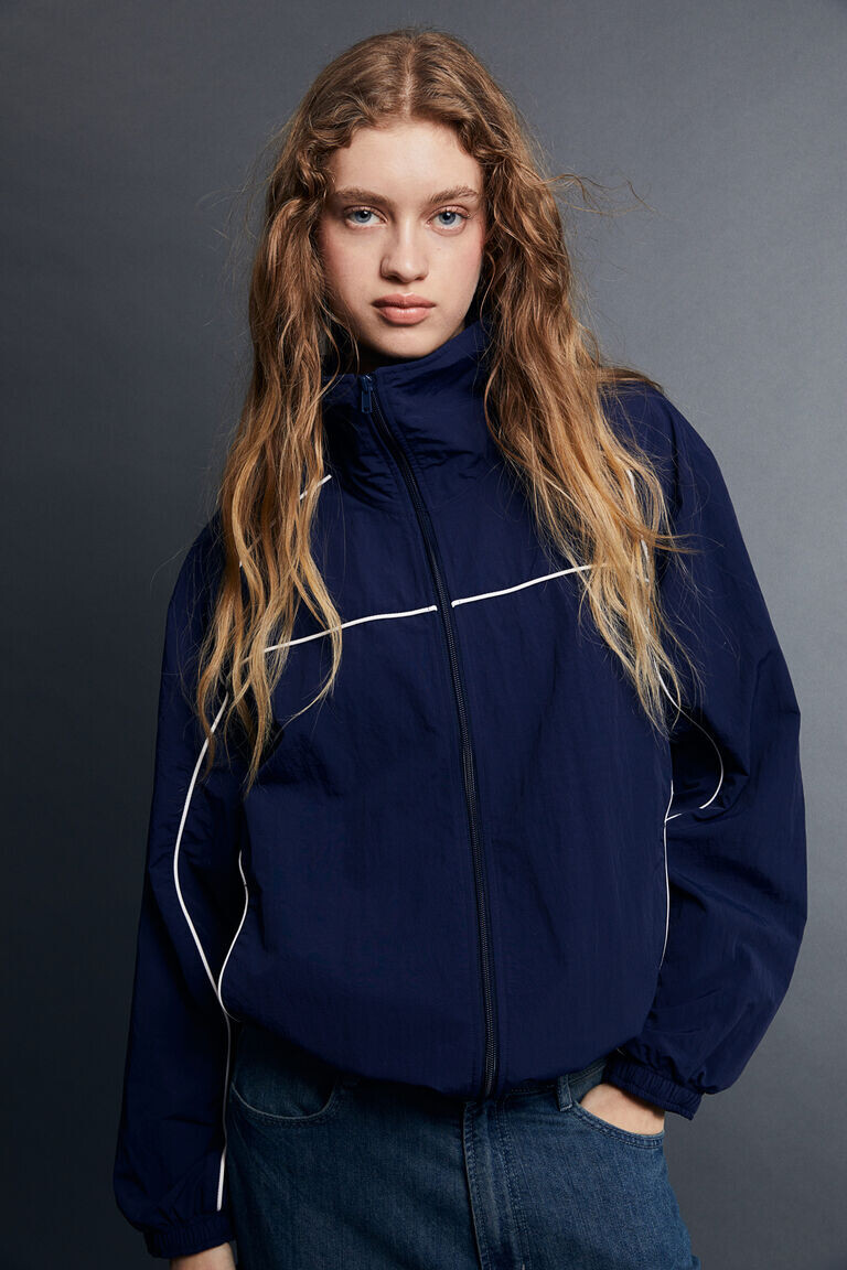 

Нейлоновая ветровка H&M, синий