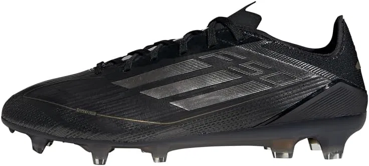 Кроссовки Adidas Unisex F50 Pro для твердого грунта, Core Black Iron Met Gold Met