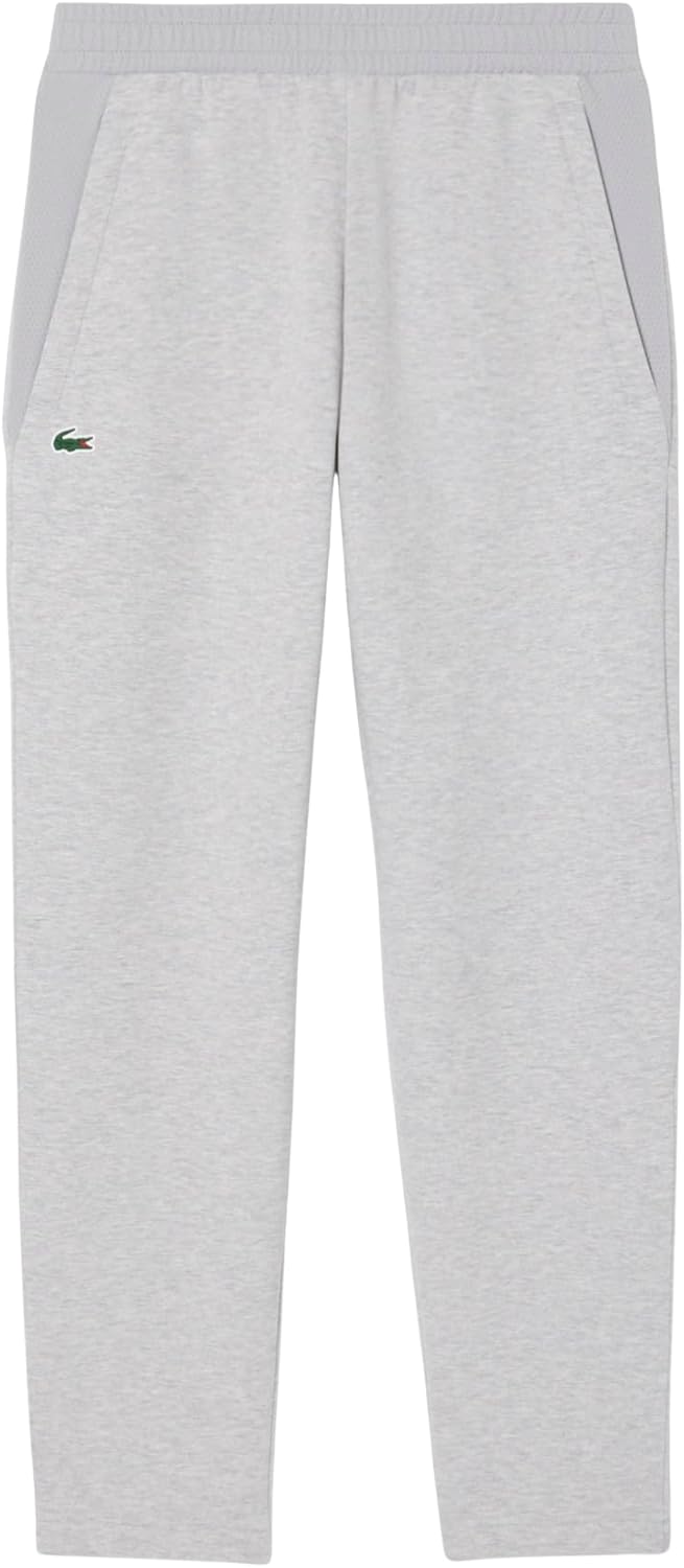 Спортивные брюки Lacoste, мужские, дышащие, Silver Chine/Elephant Grey — фото 4