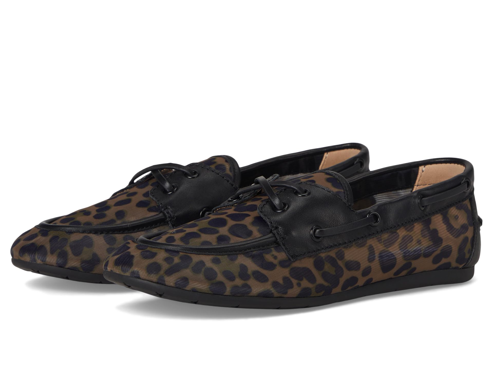 Лоферы Steve Madden Sag, Black/Leopard