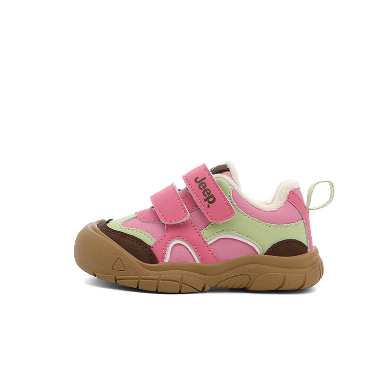 

Низкие детские повседневные кроссовки для детей от 3 до 7 лет Jeep, светло-Spring зеленый/розовый Pink[Thin Cotton]