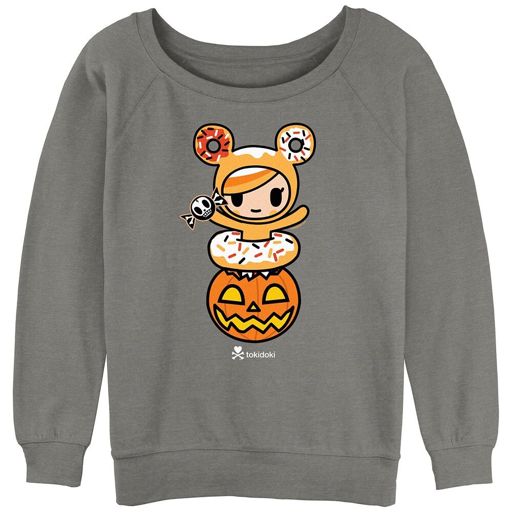 

Пуловер с пончиками и тыквой Tokidoki для юниоров Licensed Character, цвет Gray Heather