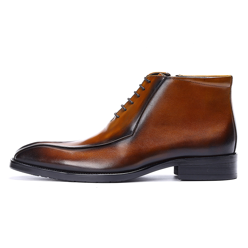 

ASTON M.JAZZ Мужские полусапожки черные/коричневые/кофе - коричневые, цвет Brown