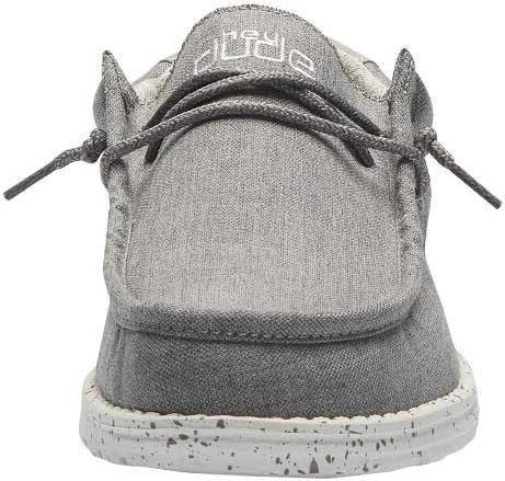 Лоферы Hey Dude Mens Wally Chambray HEYDUDE, серый — фото 4