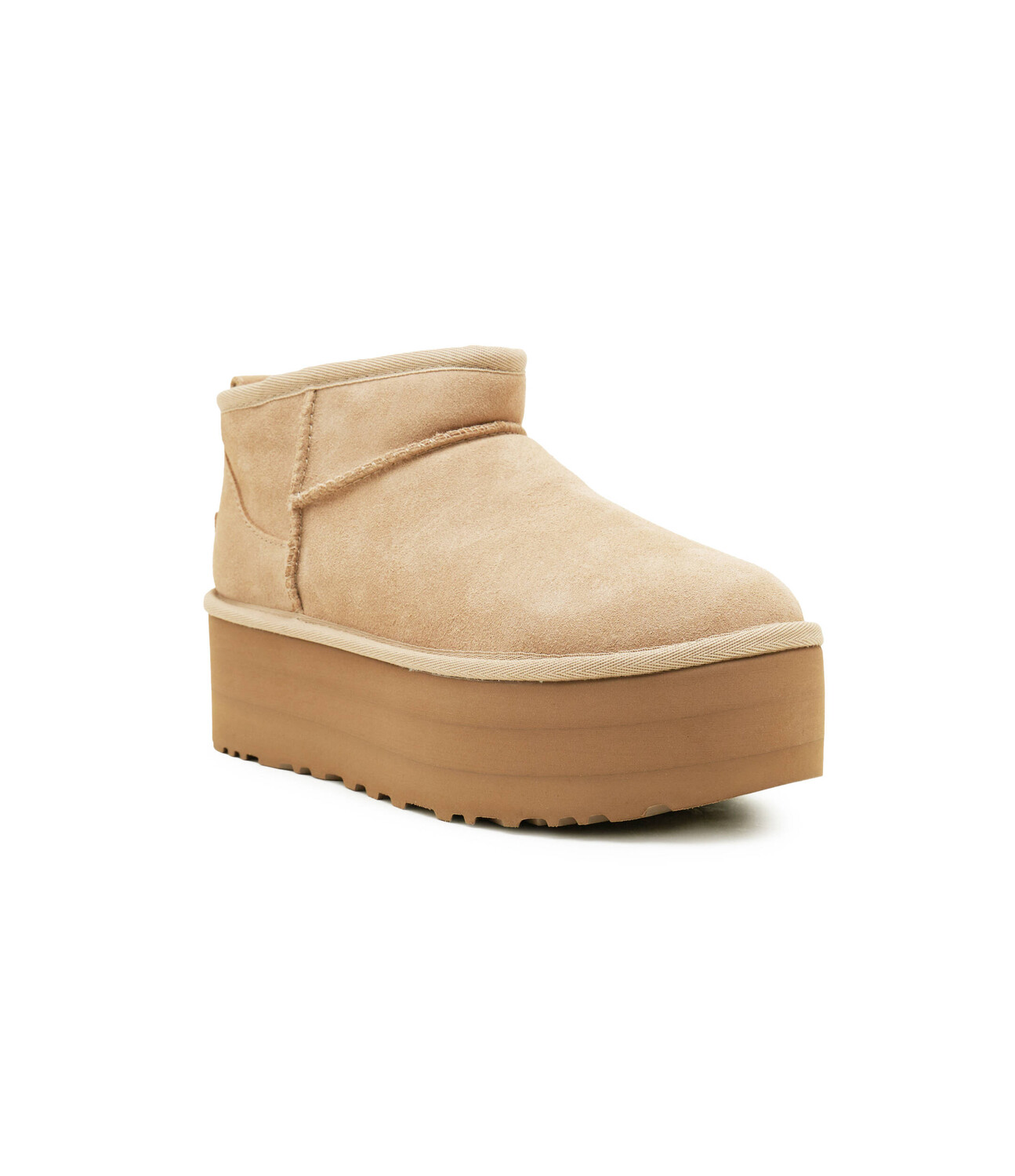 Ботинки зимние UGG W Classic Ultra Mini, бежевый