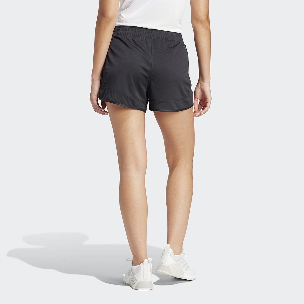 Женские трикотажные шорты с высокой посадкой adidas Pacer Essentials Adidas, черный — фото 2