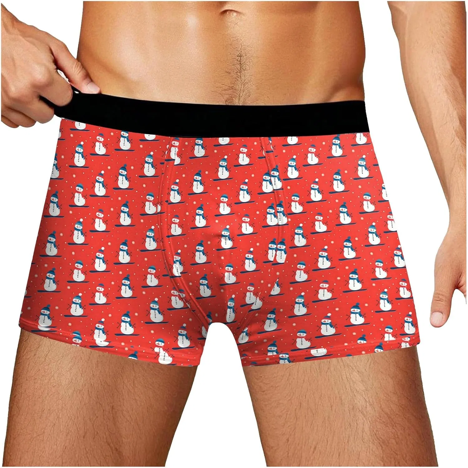 Боксеры Christmas Print, Red