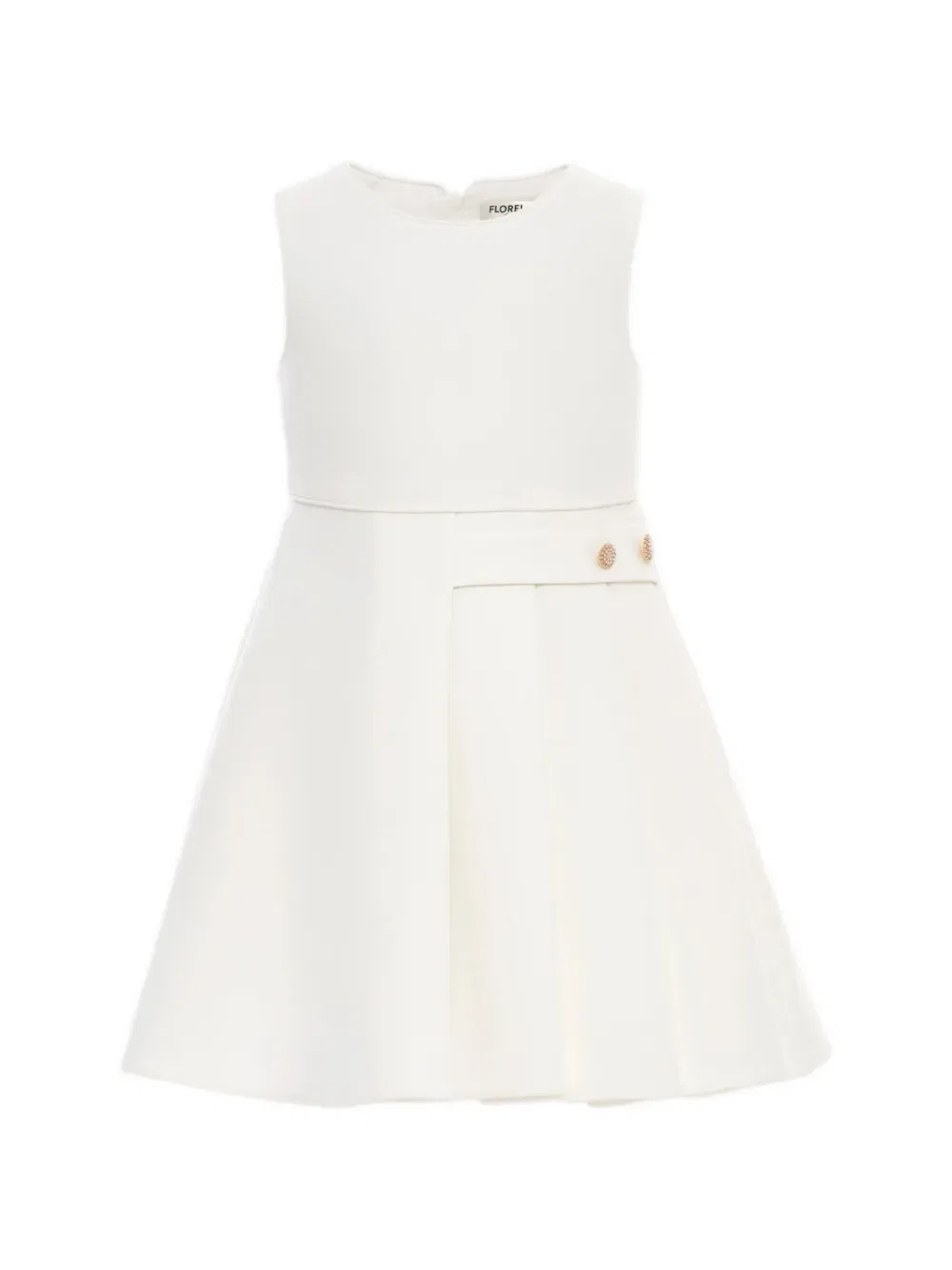 Комплект плиссированного платья Florel Dress & Fleur, нейтральный — фото 3