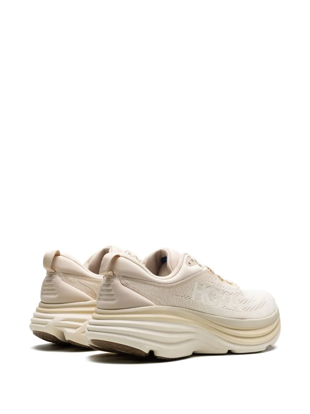 Кроссовки Bondi 8 Shifting Sand/Vanilla HOKA, белый — фото 3