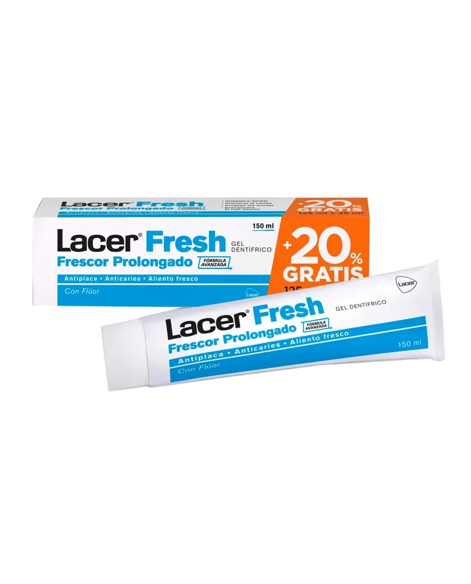 Зубная паста в тюбике 125 мл fresh Lacer