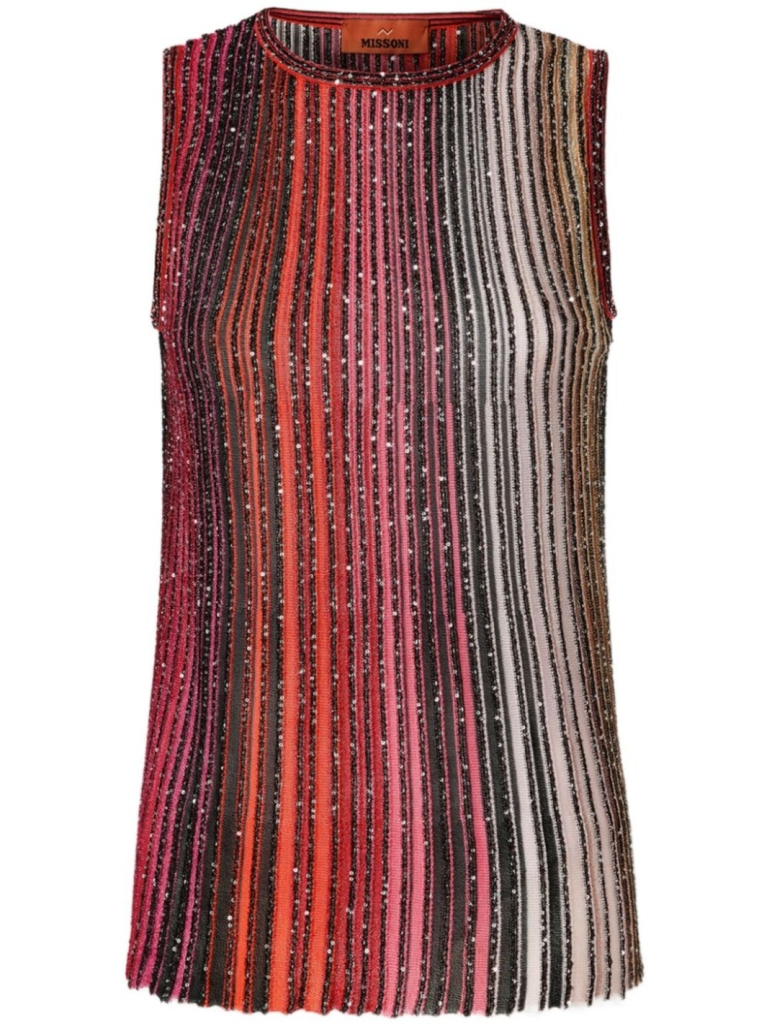 

Missoni топ с пайетками, красный